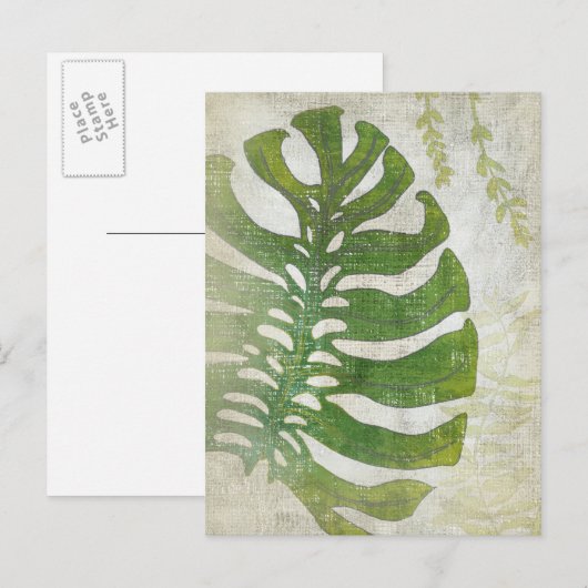 Frond III Postkarte (Vorne/Hinten)