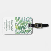 Frond Waltz - Blätter "Palm Frond" Gepäckanhänger (Vorderseite horizontal)