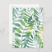 Frond Waltz - Blätter "Palm Frond" Postkarte (Vorne/Hinten)
