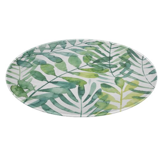 Frond Waltz - Blätter "Palm Frond" Schneidebrett (Ecke)