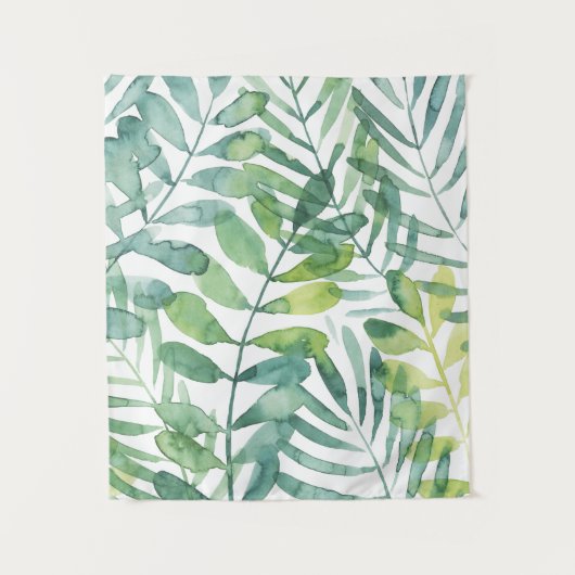 Frond Waltz - Blätter "Palm Frond" Wandteppich (Vorderseite)