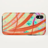 Fronds Go Red Case-Mate iPhone Hülle (Rückseite (Horizontal))