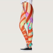 Fronds Go Red Leggings (Links)