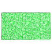 Fronhas, traços verde e brancos sem padrão visível kissenbezug (Vorderseite-Rechts)