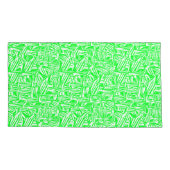 Fronhas, traços verde e brancos sem padrão visível kissenbezug (Rückseite-Links)