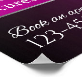 Front American Beauty Salon Poster (Ecke)