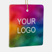 Front And Back Double Sided Print Business Logo Keramikornament (Rechts)