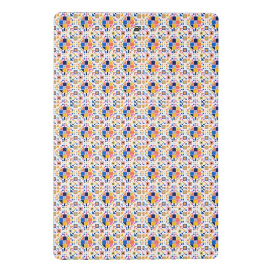 Front and back view of a clipboard with a vibrant mini klemmbrett (Rückseite)