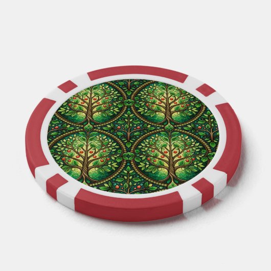 Front and back view of a poker chip  (Einzeln)