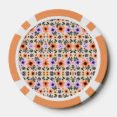 Front and back views of a poker chip  (Rückseite)