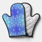 Front and back views of an oven mitt. ofenhandschuh (Vorderseite/Rückseite)