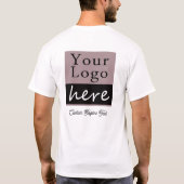 Front and Back Your Logo Event T-Shirt (Rückseite)