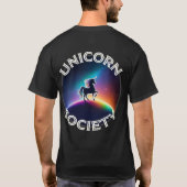 Front & Back der Unicorner Gesellschaft T-Shirt (Rückseite)