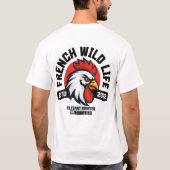 Front & Back-Design - French Wild Life T-Shirt (Rückseite)