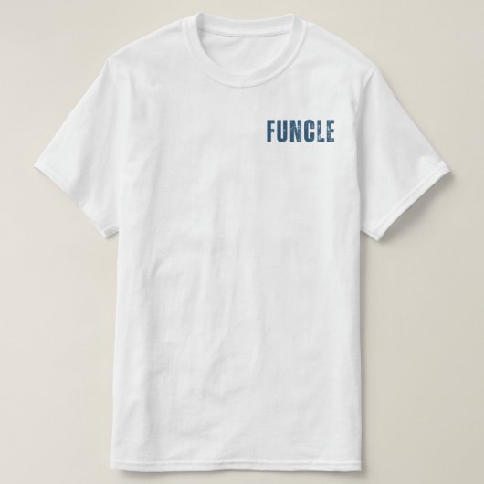 Front & Back FUNCLE lustige Onkeldefinition T-Shirt (Design vorne)