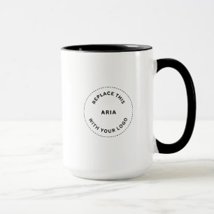 Front Back HoodIie für Business-Logos Tasse