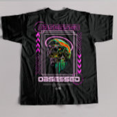 Front + Back Skull Art besessen Design-Trend T-Shirt