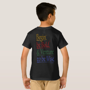 Front & Back - Zauberhorn Zitat Kinder T - Shirt