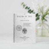 Front Cover, erste Ausgabe von 'Les Fleurs du Postkarte (Stehend Vorderseite)
