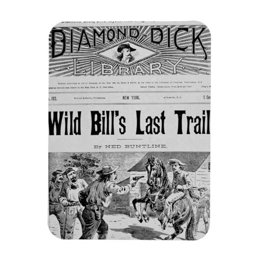 Front Cover von 'Wild Bill's Last Trail', ein Ned  Magnet (Vertikal)