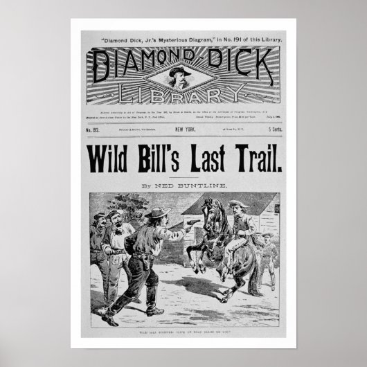 Front Cover von 'Wild Bill's Last Trail', ein Ned Poster (Vorne)