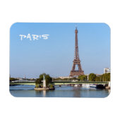Front de Seine und Eiffelturm - Paris, Frankreich Magnet (Horizontal)