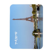 Front de Seine und Eiffelturm - Paris, Frankreich Magnet (Vertikal)