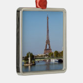 Front de Seine und Eiffelturm - Paris, Frankreich Ornament Aus Metall (Rechts)