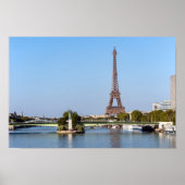 Front de Seine und Eiffelturm - Paris, Frankreich Poster (Vorne)