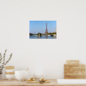 Front de Seine und Eiffelturm - Paris, Frankreich Poster (Küche)