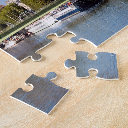 Front de Seine und Eiffelturm - Paris, Frankreich Puzzle (Seite)