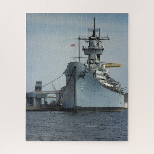 Front des Battleship New Jersey Puzzle (Vertikal)