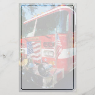 Front des Feuer-Motors Briefpapier