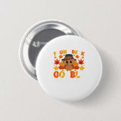 Front-Dessk-Gurgel-Trupp Lustiger Herbst-Festtag Button (Vorne & Hinten)