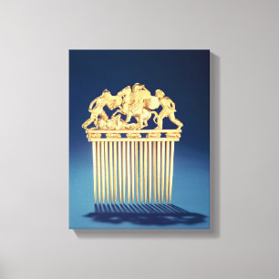 Front eines Scythian Kammes Leinwanddruck