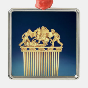 Front eines Scythian Kammes Ornament Aus Metall