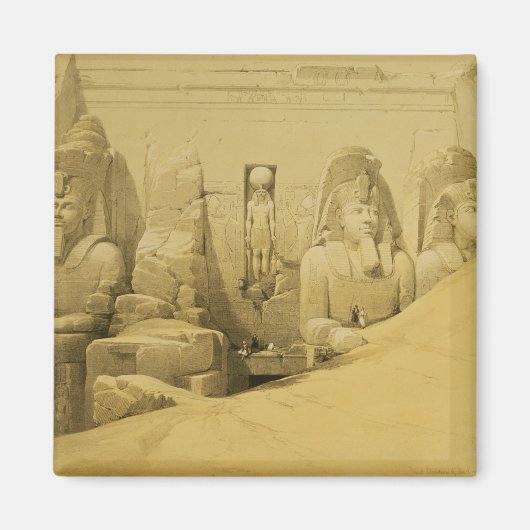 Front Elevation of the Great Temple of Aboo Simbel Magnet (Vorne)