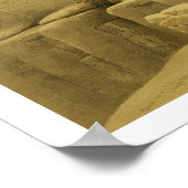 Front Elevation of the Great Temple of Aboo Simbel Poster (Ecke)
