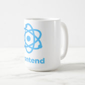Front-End-Reaktion Kaffeetasse (VorderseiteRechts)