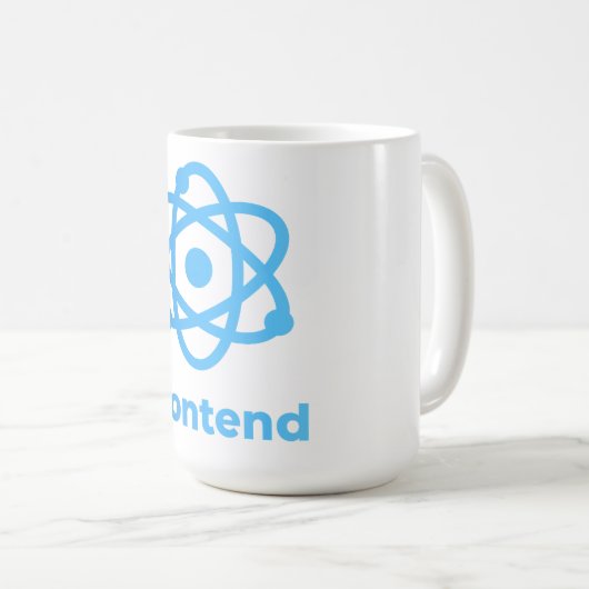 Front-End-Reaktion Kaffeetasse (VorderseiteRechts)