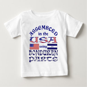 Front für honduranische Teile Baby T-shirt