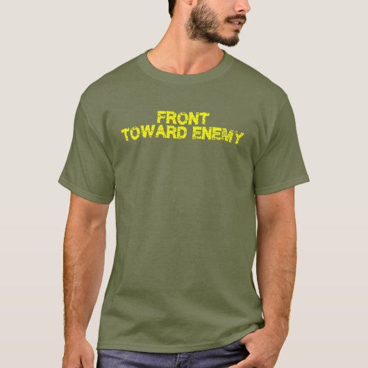 Front gegen Feind Funny Military T-Shirt (Vorderseite)