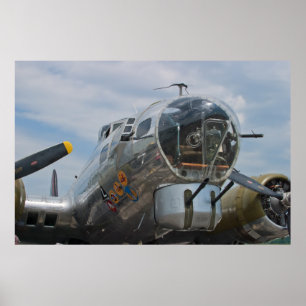 Front Gunner Shot B-17G SuperFestung Poster