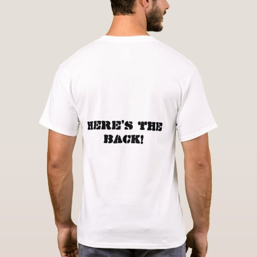 Front/Hinten T-Shirt (Rückseite)