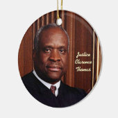 Front: Justice Clarence Thomas Ornaments Keramikornament (Links)