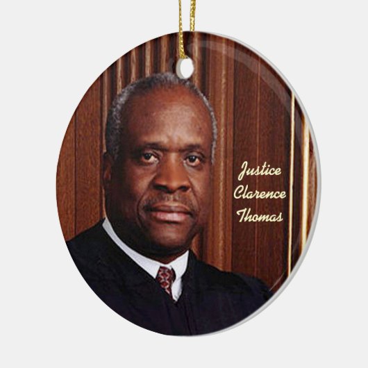 Front: Justice Clarence Thomas Ornaments Keramikornament (Links)