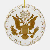 Front: Justice Clarence Thomas Ornaments Keramikornament (Hinten)