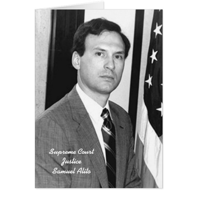 Front: Justiz Samuel Alito (Vorne)