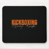 Front Kick Kickboxen Mousepad (Vorne)