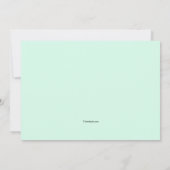 Front Line Nurses Day Danke Karte (Rückseite)